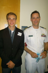 Blue and Gold Officer Naval Reserve Lt. Cmdr Beard